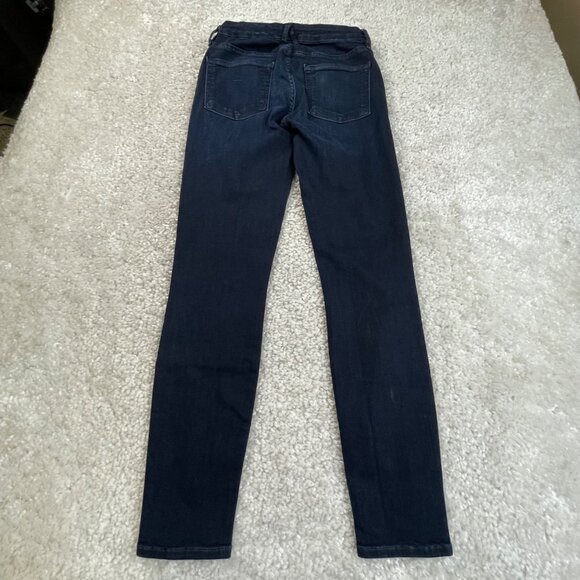 Good American Good Leg Skinny Jean Dark Wash GL899T - Picture 3 of 11